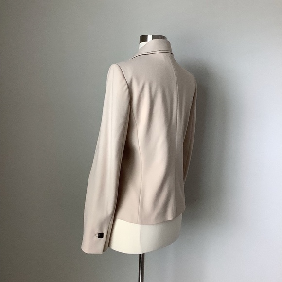 Les Copains Cream One Button Blazer Jacket NWOT - Picture 10 of 16